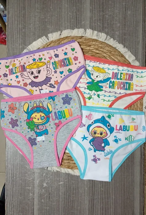 Bombacha de Nena Packs X 3 Art.201/3e Coqueta