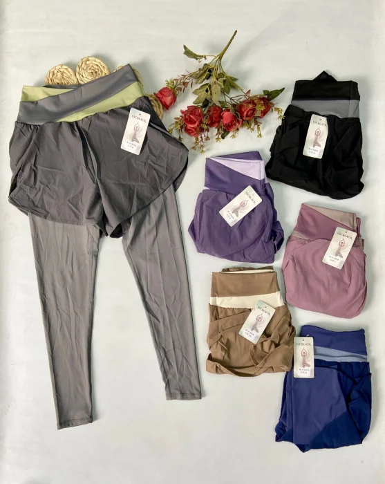 Calza con Short y Bolsillos