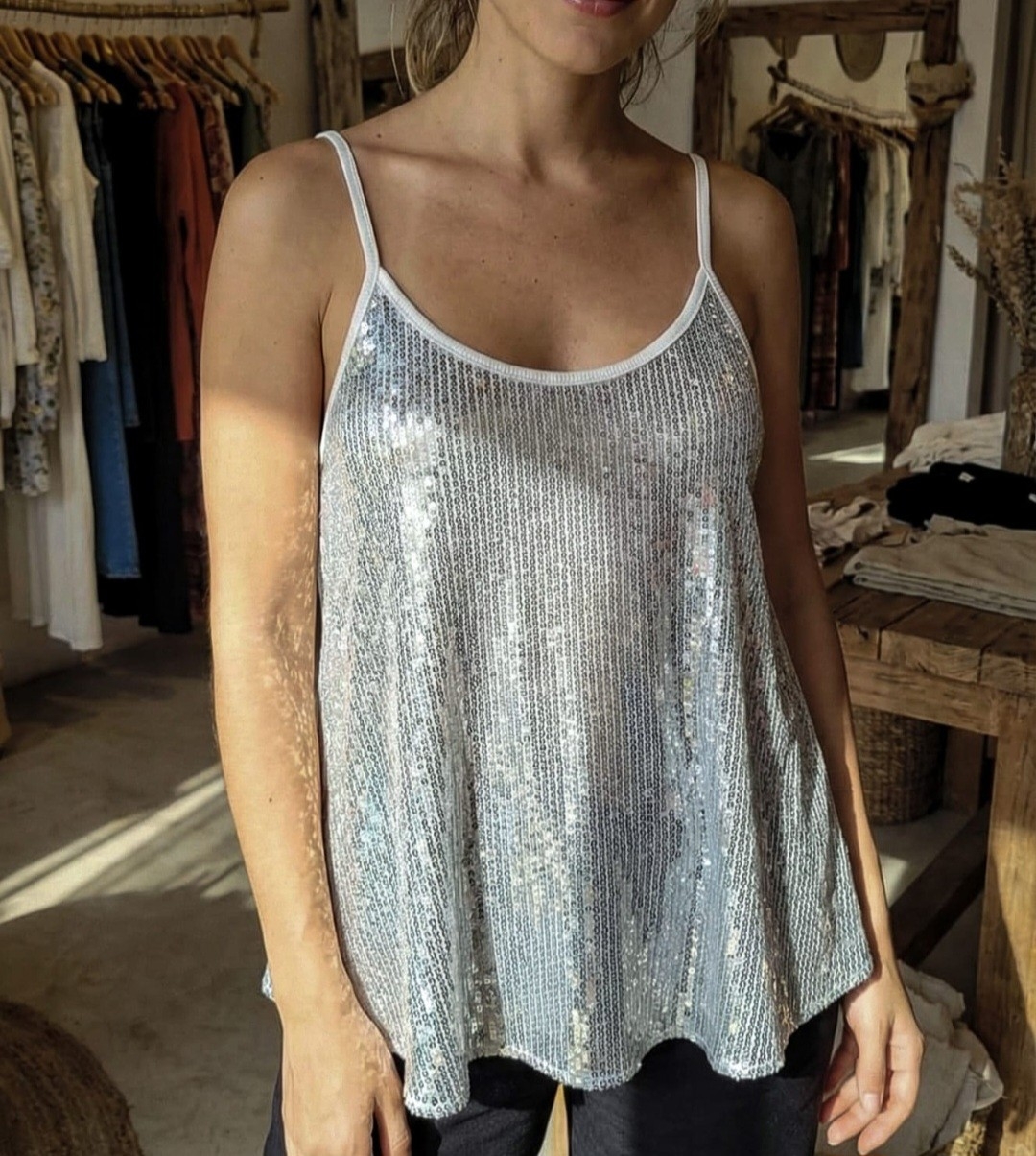 Musculosa de Satén Abarca 4 por Pedido - Imagen 4