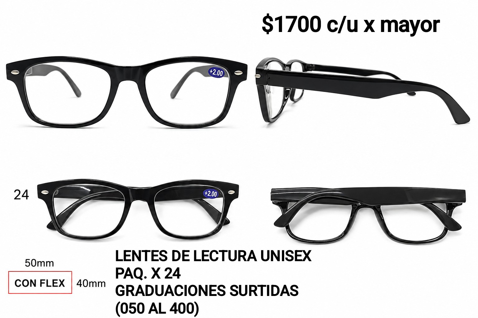 Anteojos de Lectura Unisex - Imagen 2