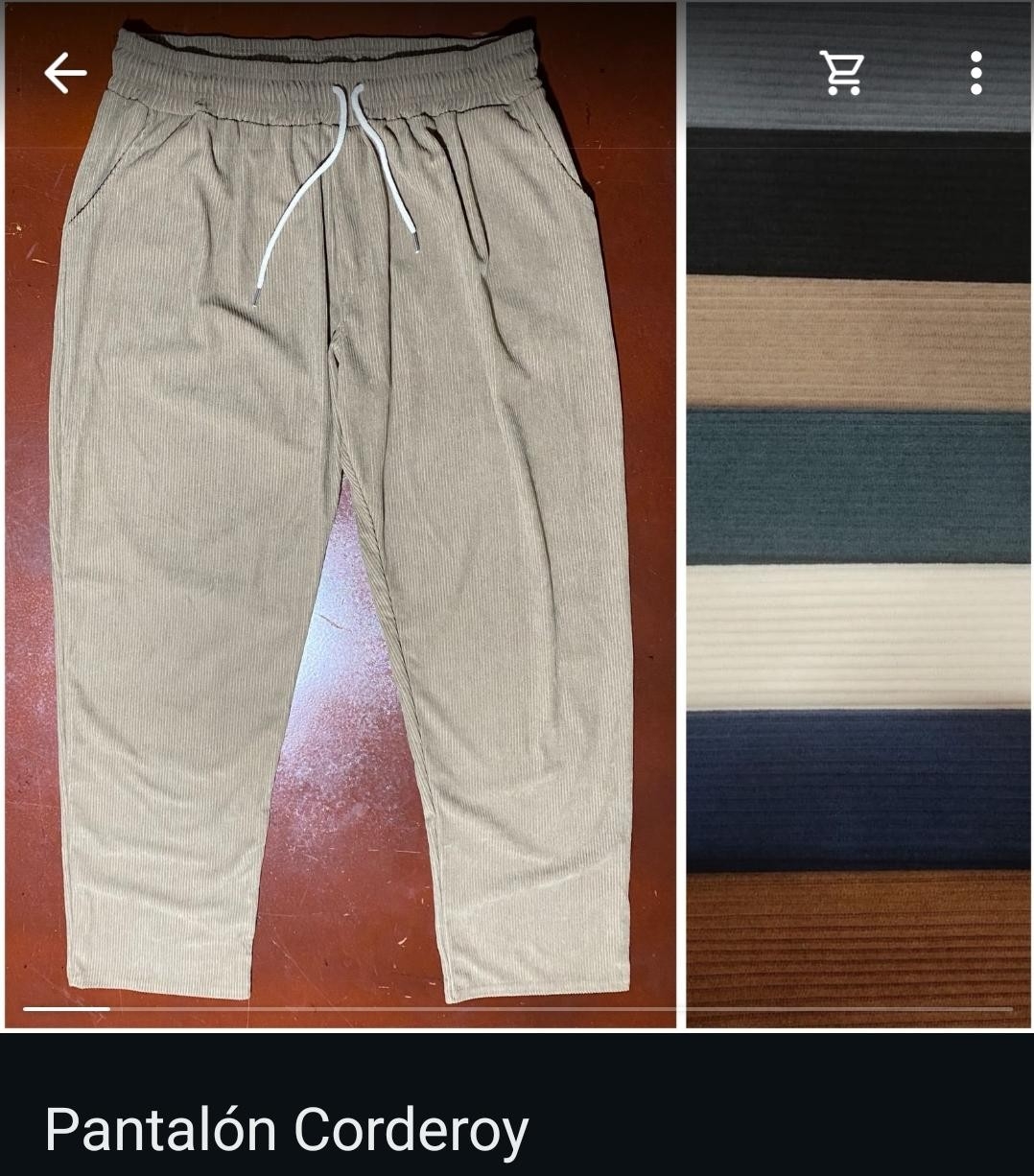 Pantalón Corderoy Talle Especial - Imagen 3