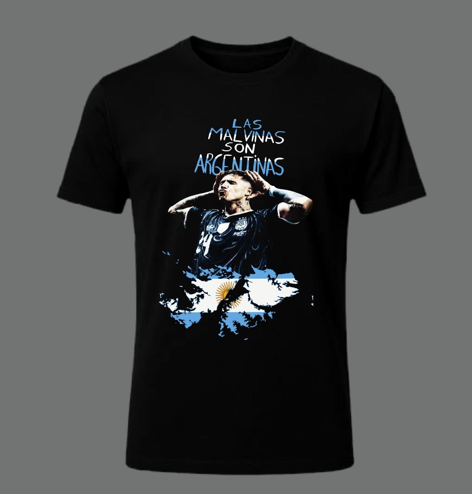 Remera Enzo Fernandez con  Malvinas - Imagen 2