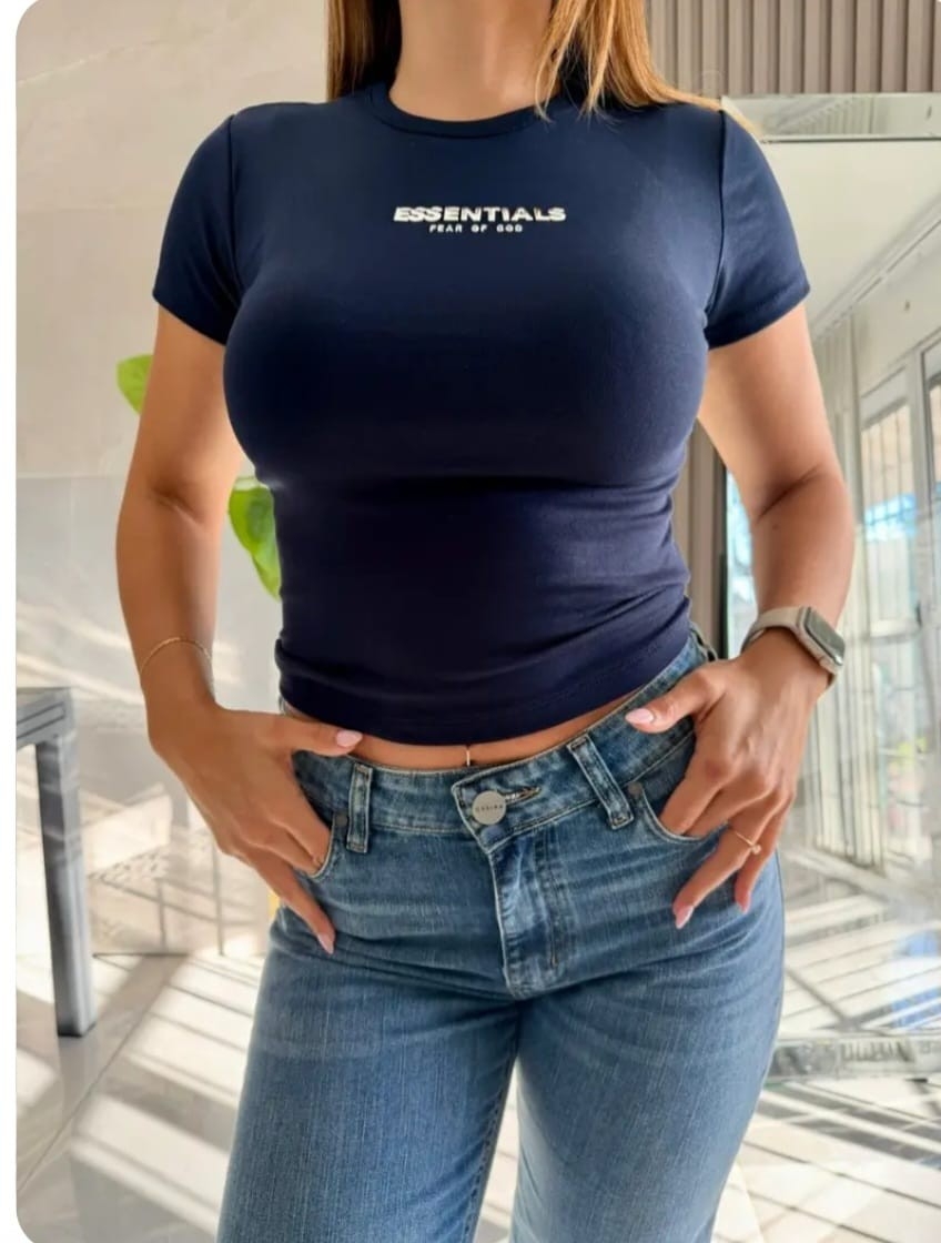 Remera Rib con Estampa Essencial - Imagen 2
