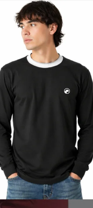 Camisetas Manga Larga Masculino