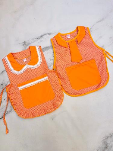 Pechera Naranja Niño y Niña