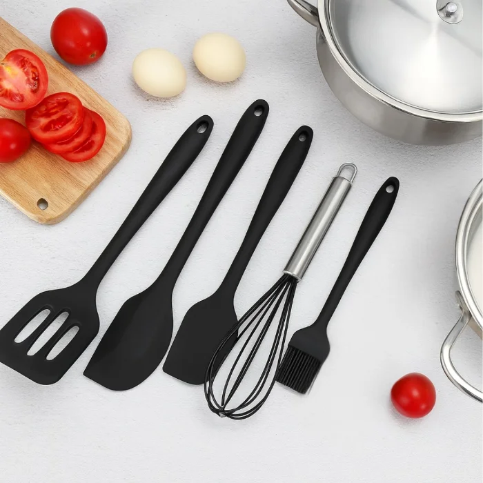 Set de 5 Utensillos Silicona - Cod: Sbk- 51584