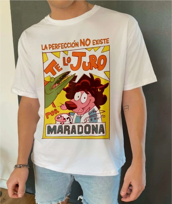Remera Maradona X Coraje