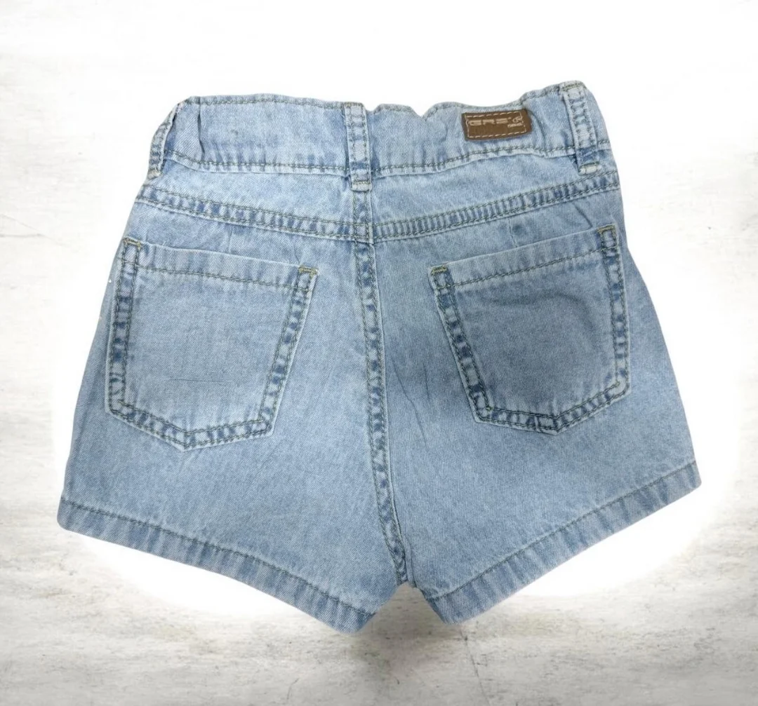 Short Camisero Nena Brillos con Regulador en la Cintura - Imagen 2