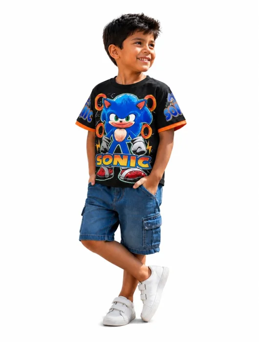 Remera Nene Algodón Estampa Plastisol Variedad de Estampas