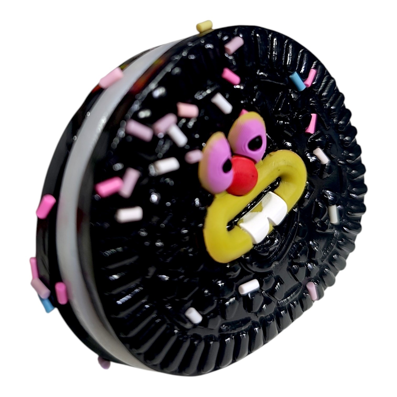 Juguete Antiestres Squishy Galleta Oreo 7 Cm Aprox, Jugueteria, Día del Niño - Imagen 3