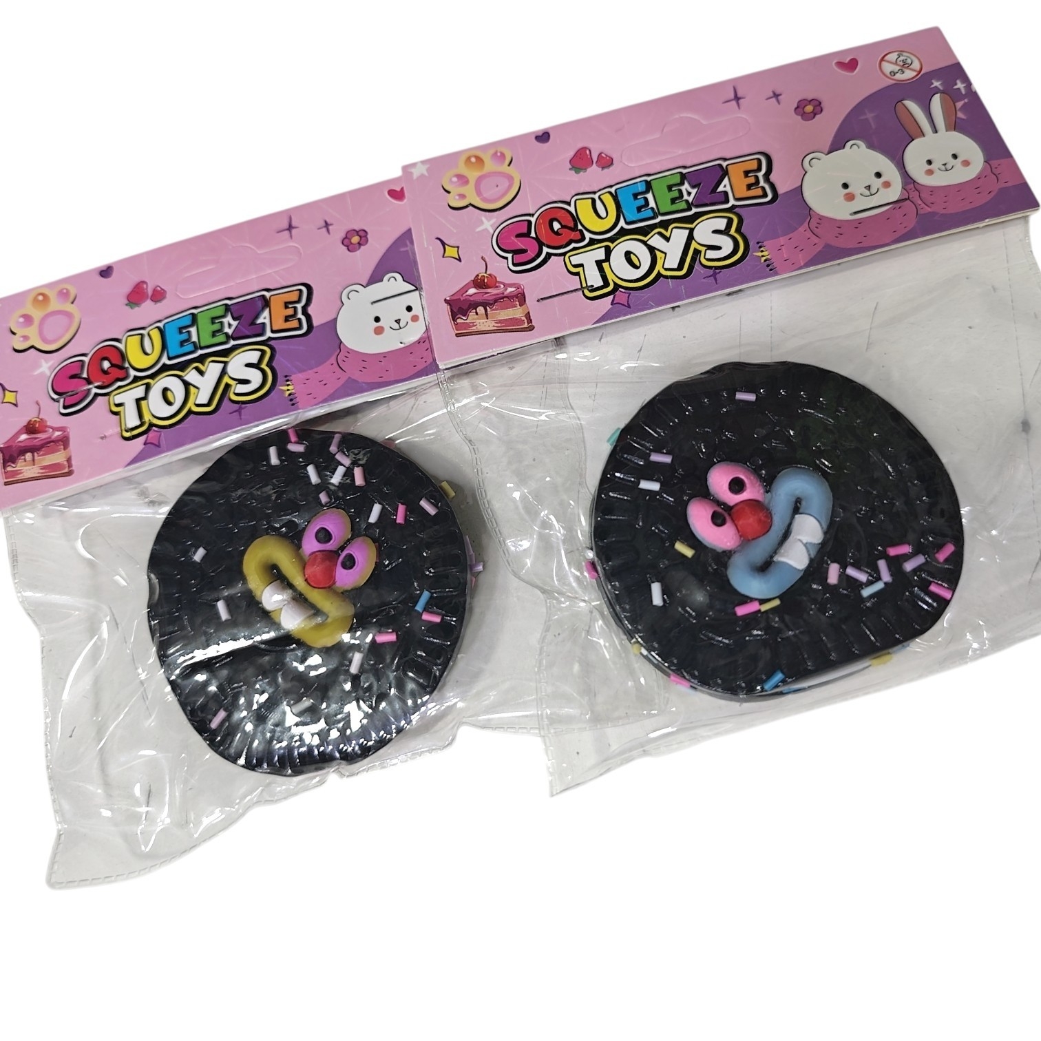 Juguete Antiestres Squishy Galleta Oreo 7 Cm Aprox, Jugueteria, Día del Niño - Imagen 4