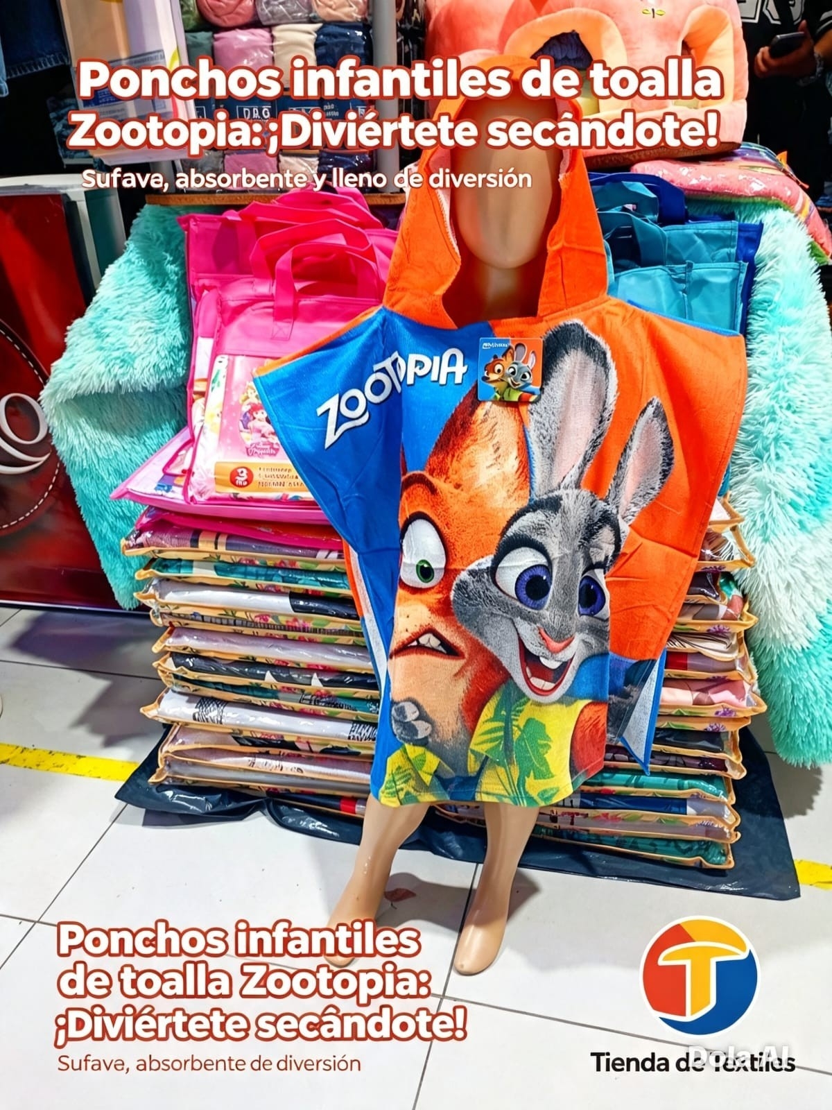 Ponchos Infsntiles - Imagen 3