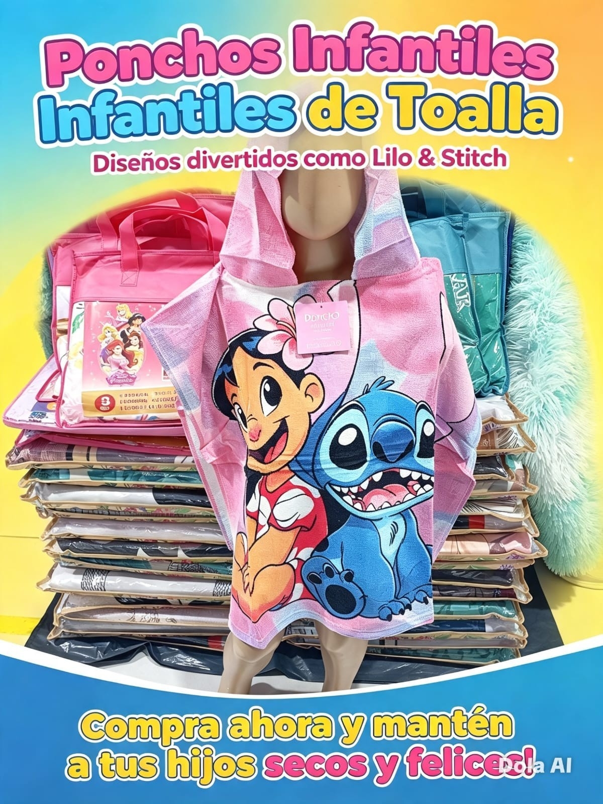 Ponchos Infsntiles - Imagen 6