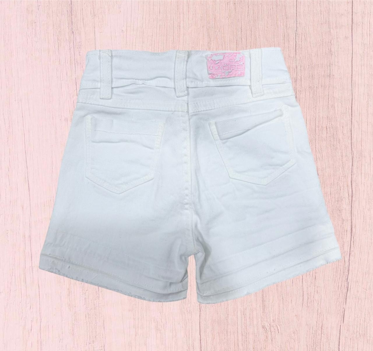 Short Nena Gabardina Brillos Tamaño Chico - Imagen 2