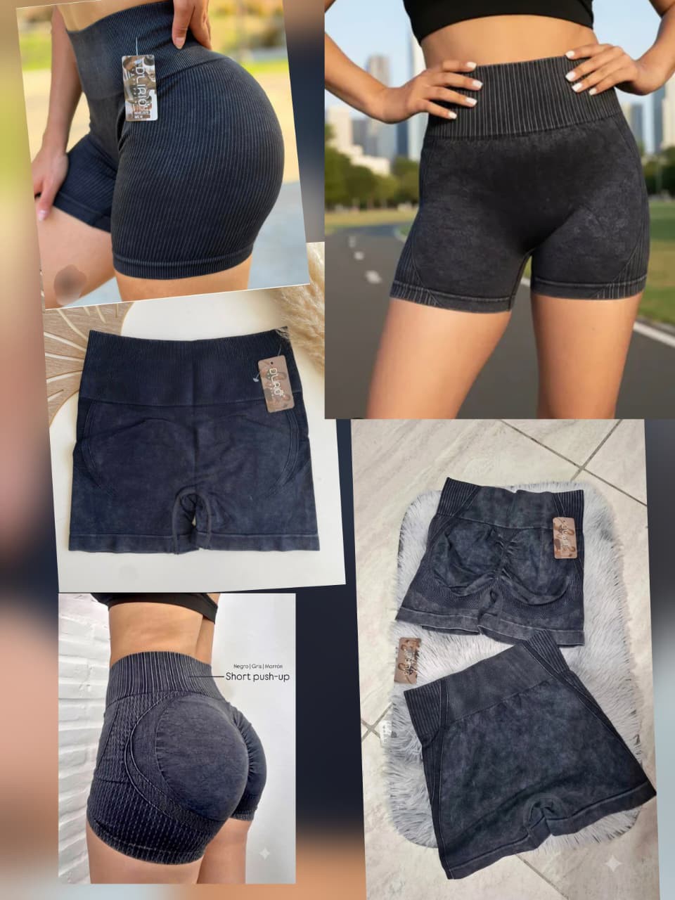 Shorts Prelavado Inportado - Imagen 3