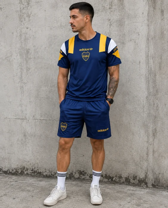 Conjunto Eqt Adulto  Edición River y Boca  Sublimado Premium