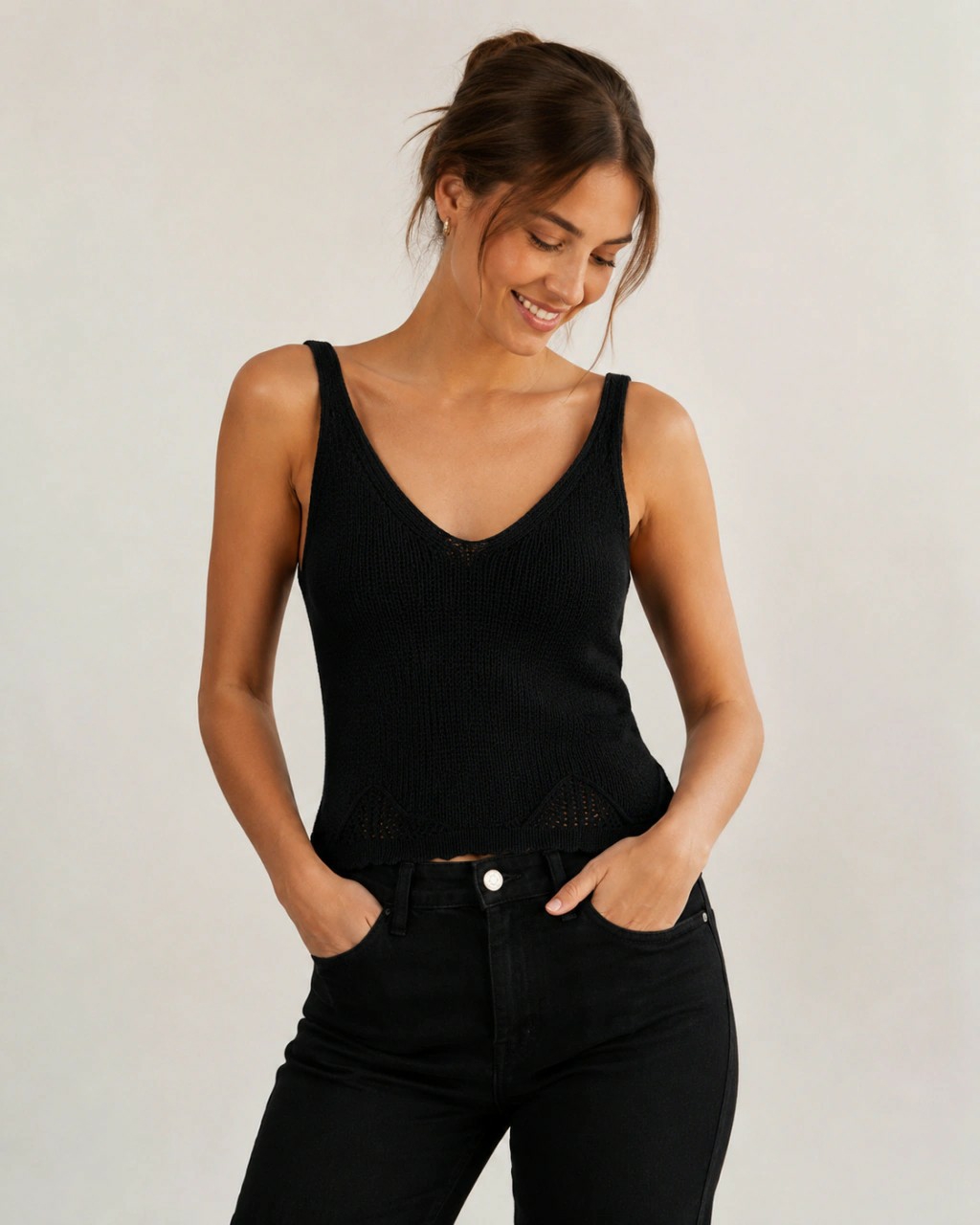 Musculosa Tejida Castina - Imagen 2