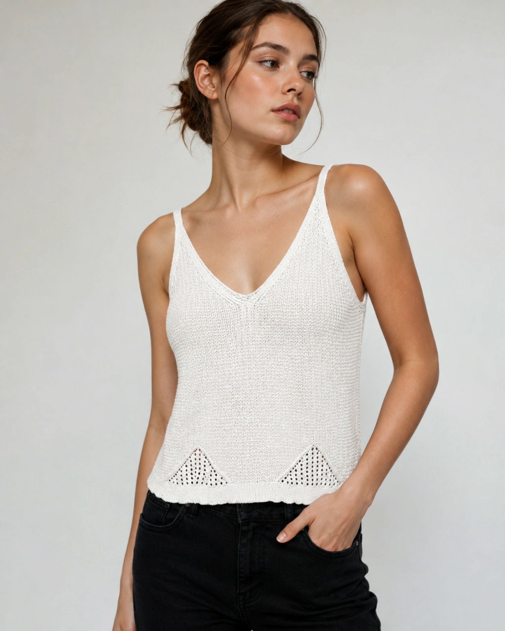 Musculosa Tejida Castina - Imagen 3