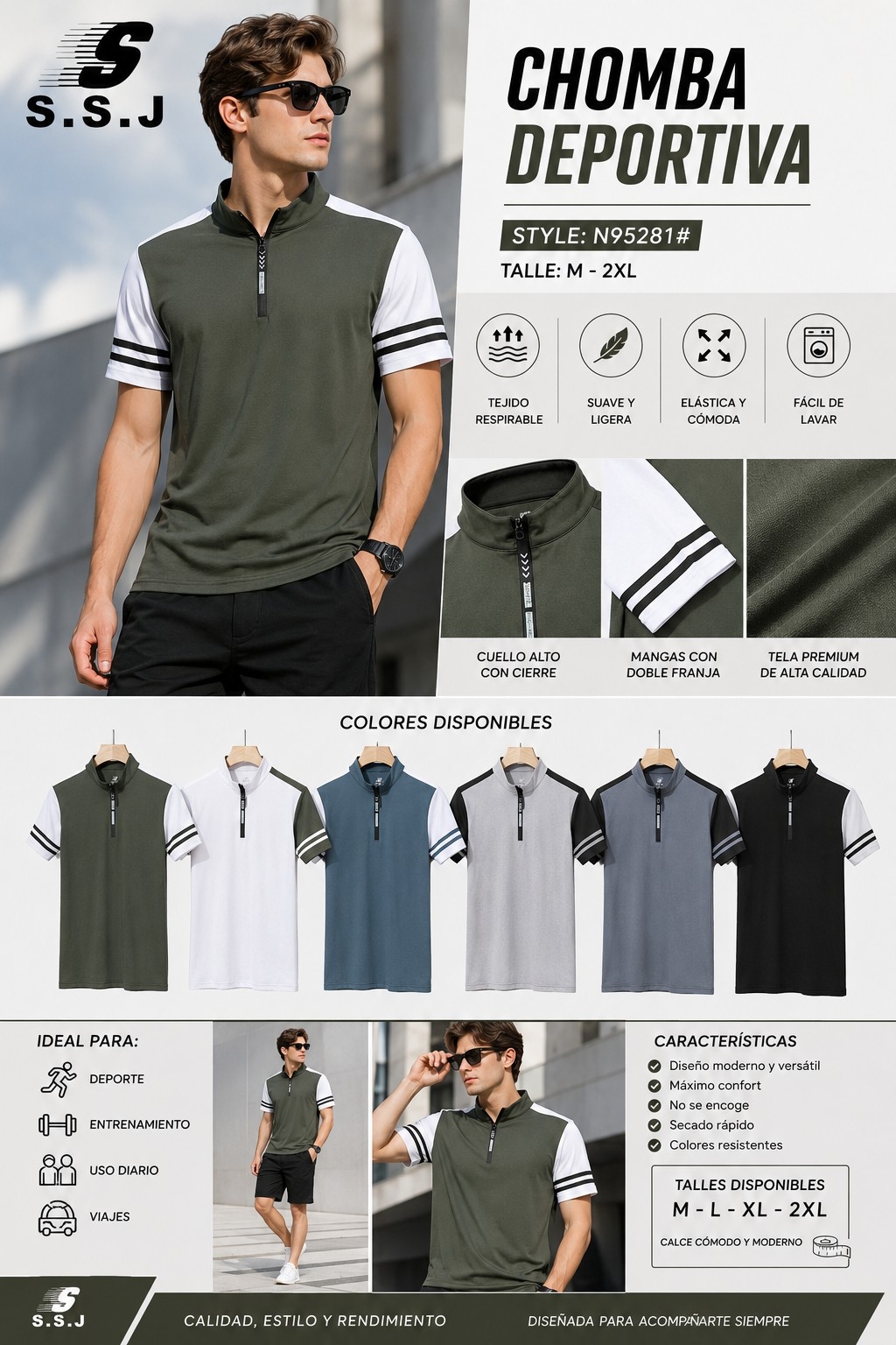 Chombas Deportivas - Imagen 2
