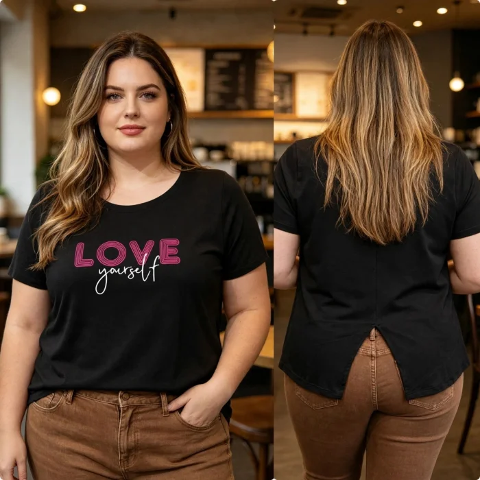 Remera Recta Love Yourself