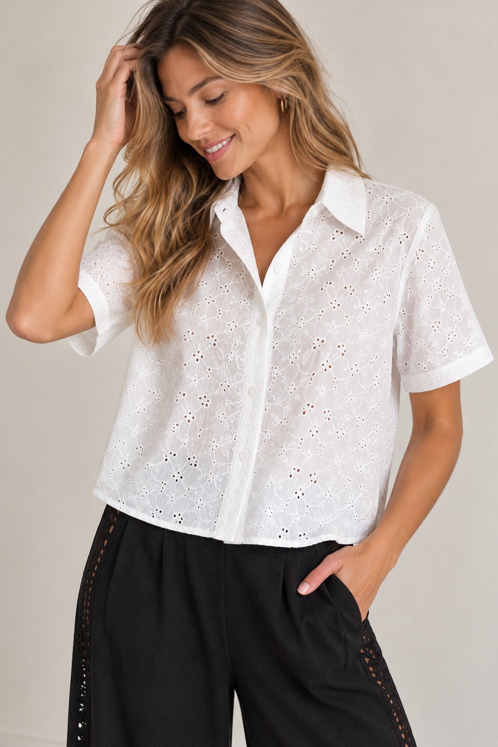 Camisa Broderie - Imagen 3