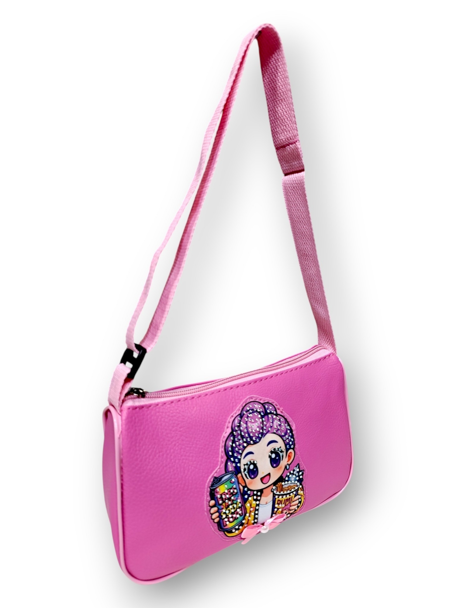Cartera Morral Nena de P.u de Personajes 22×13×prof 5 Cm Aprox hasta 6 , Día del Niño - Imagen 4