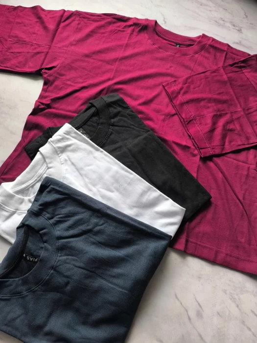Remeras Boxy Fit Lisas
