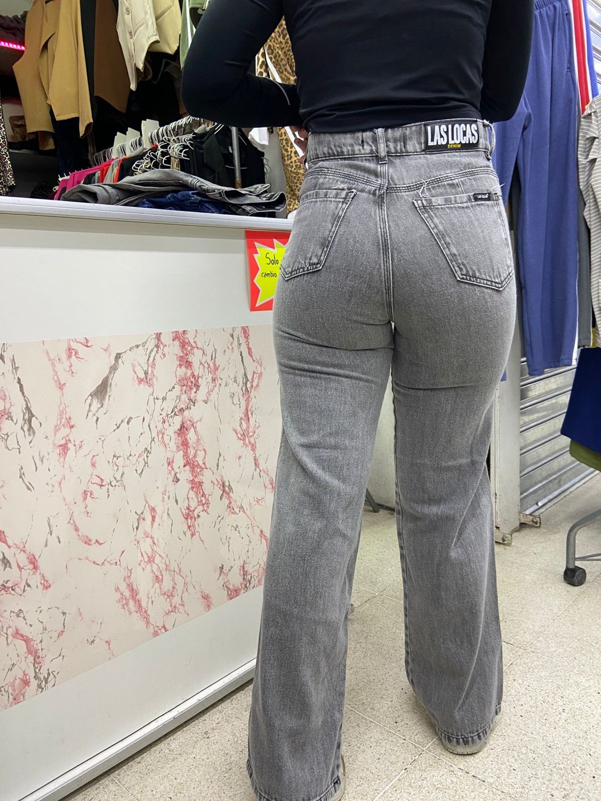 Wide Leg las Locas Jeans - Imagen 4