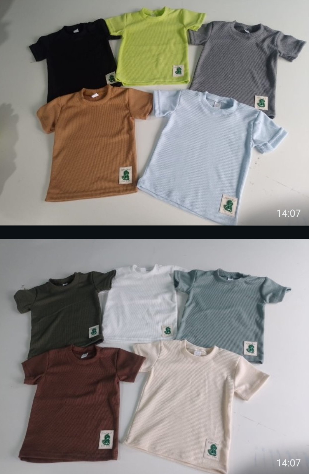 Remeras Wafle Bebe - Imagen 3