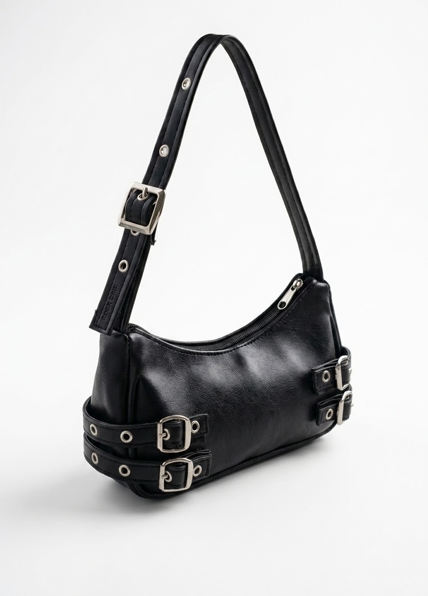 Cartera Mini Bag Hebillas al Costado, Marroquineria, Accesorios - Imagen 3