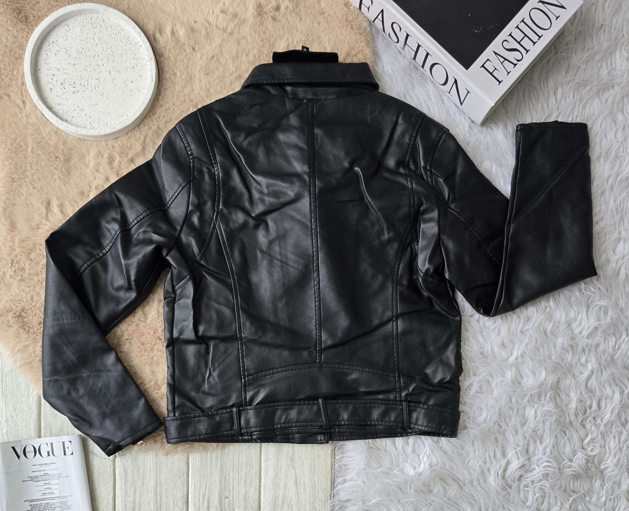 Campera Simil Cuero Pu - Imagen 4
