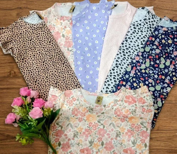Remera Nena en Algodón con Lycra