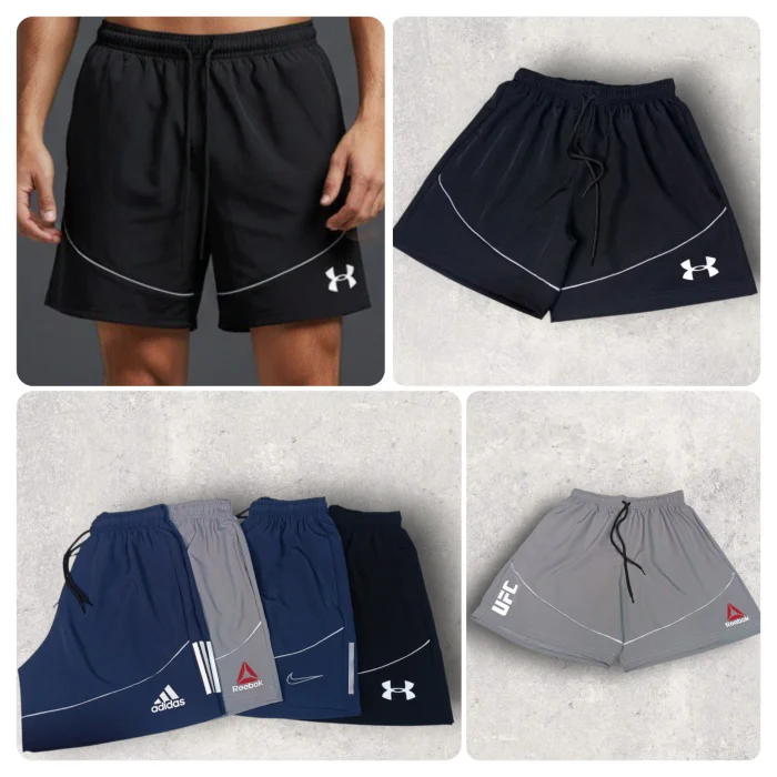 Shorts de Hombre en Microfibra Plana