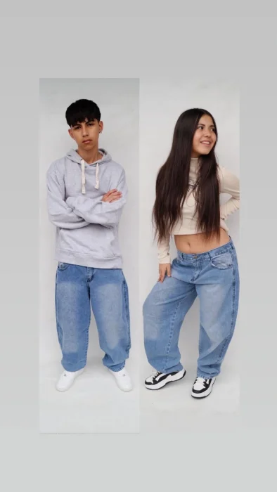 Baggy Celeste H/azul Teens