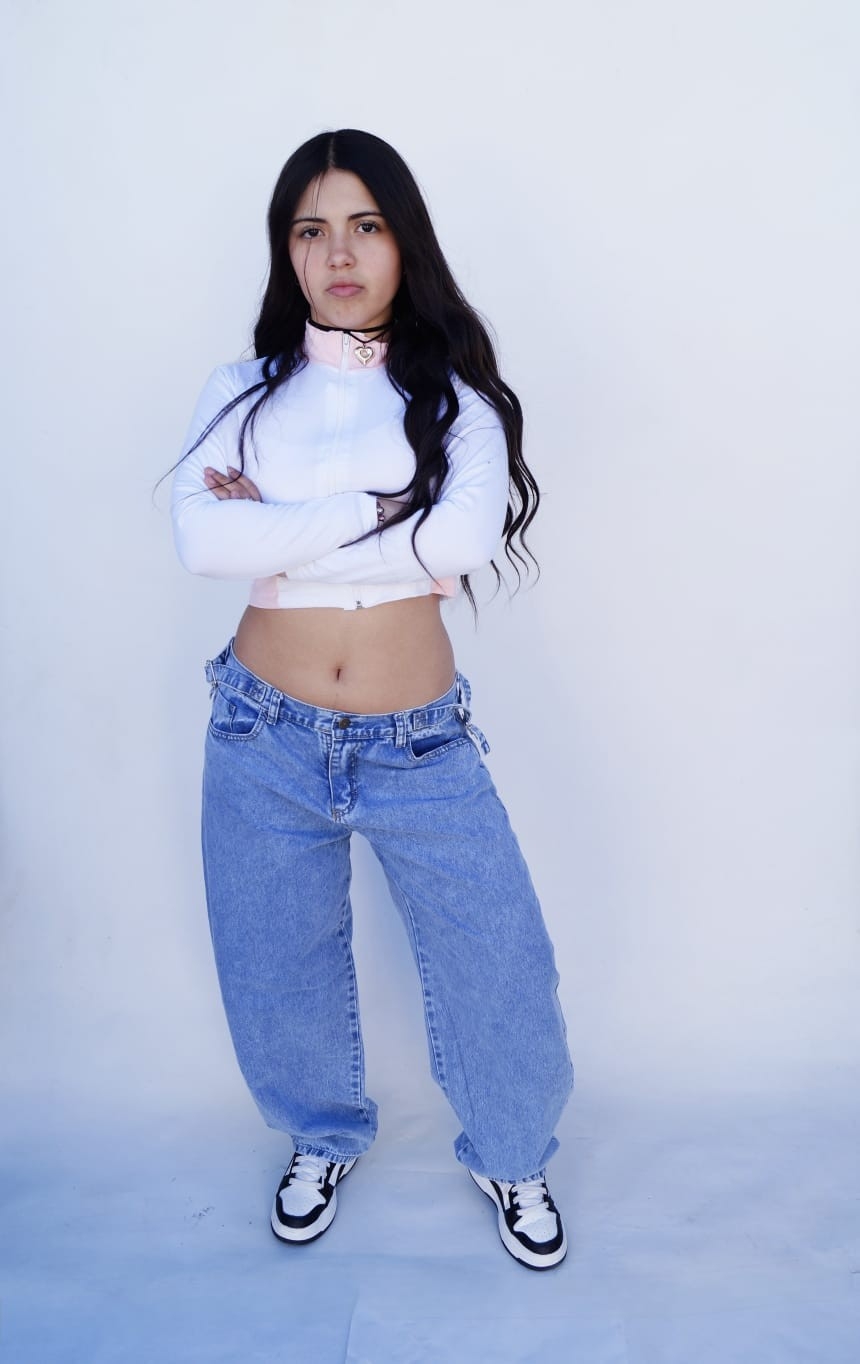 Baggy Celeste Hebilla Teens - Imagen 3