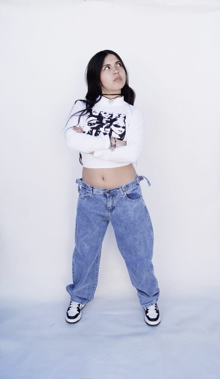 Baggy Azul Nevado Hebilla Teens - Imagen 4