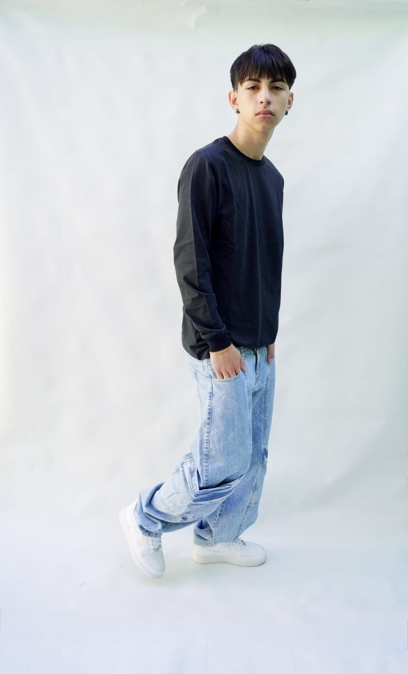 Baggy Cargó Celeste Teens - Imagen 6