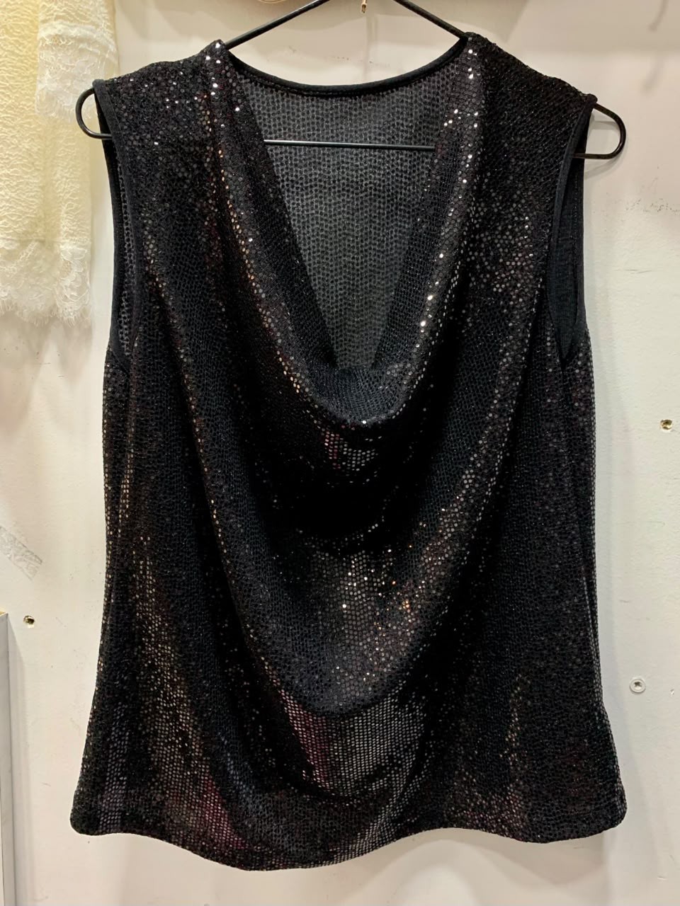 Remera Lentejuela Musculosa Talle Xl - Imagen 4
