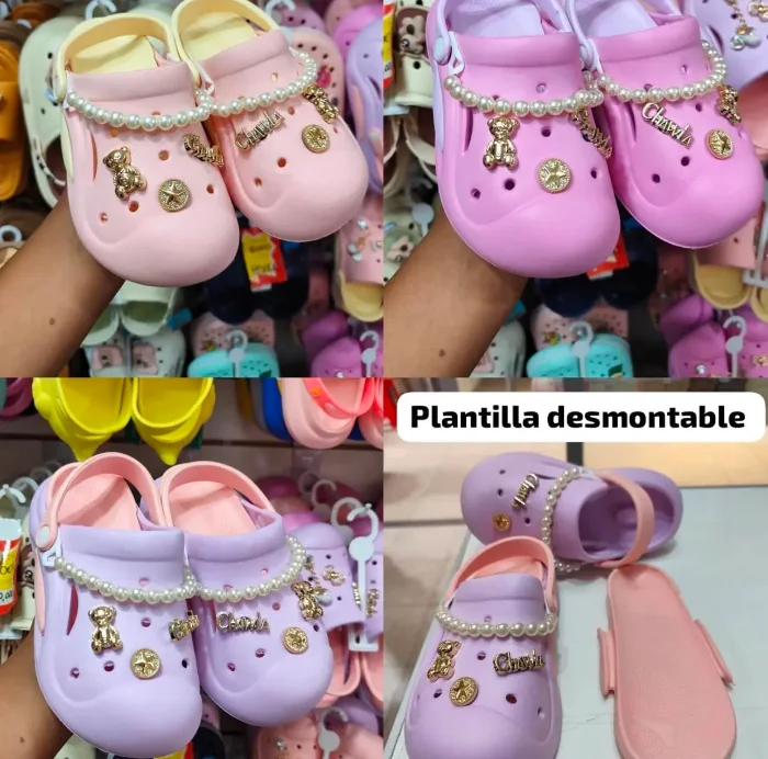 Crocs con Pines