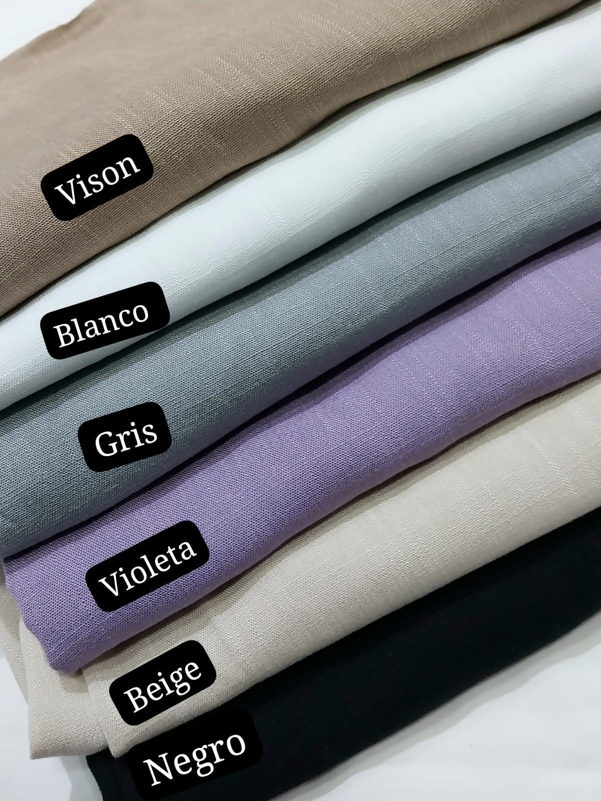 Blusa 3/4  Lino Talles Grandes - Imagen 2