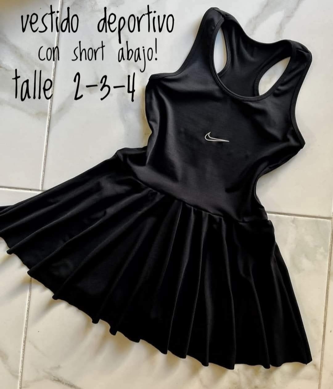 Vestido Deportivo con Shorts Abajo. - Imagen 2