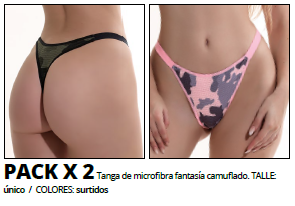 Colaless Microfibra Estampa Camuflada Pack X 2 Sexy Lali Art. 885 - 885.2.png