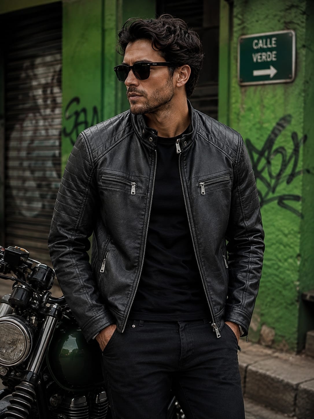 Campera Cuero Importado Yd - Imagen 2