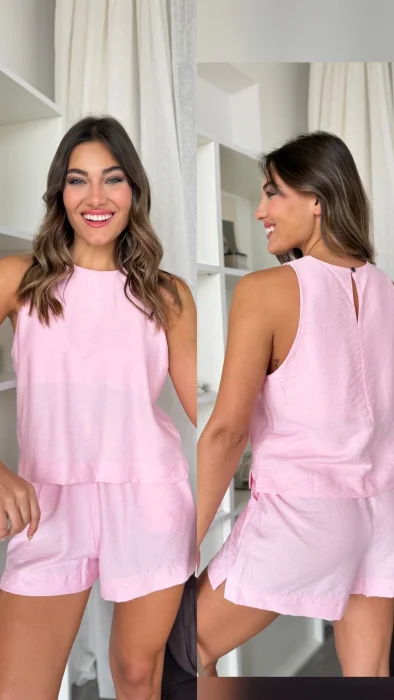 Conjunto Lino Espiga (chiara