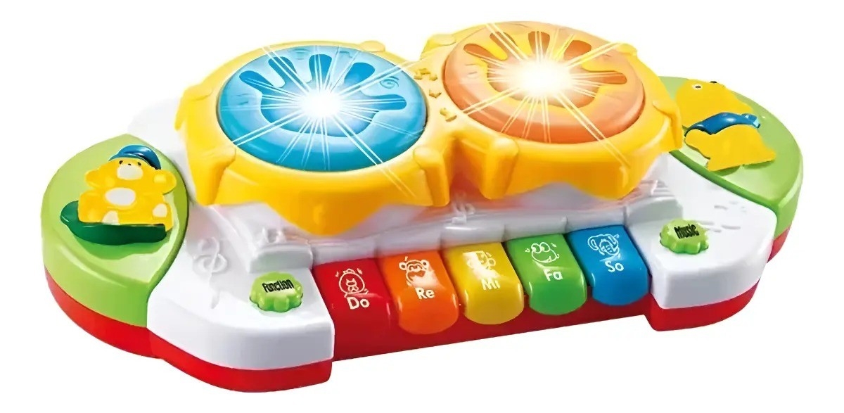 Juguete Piano Bongo con Luz y Sonidos - Imagen 1