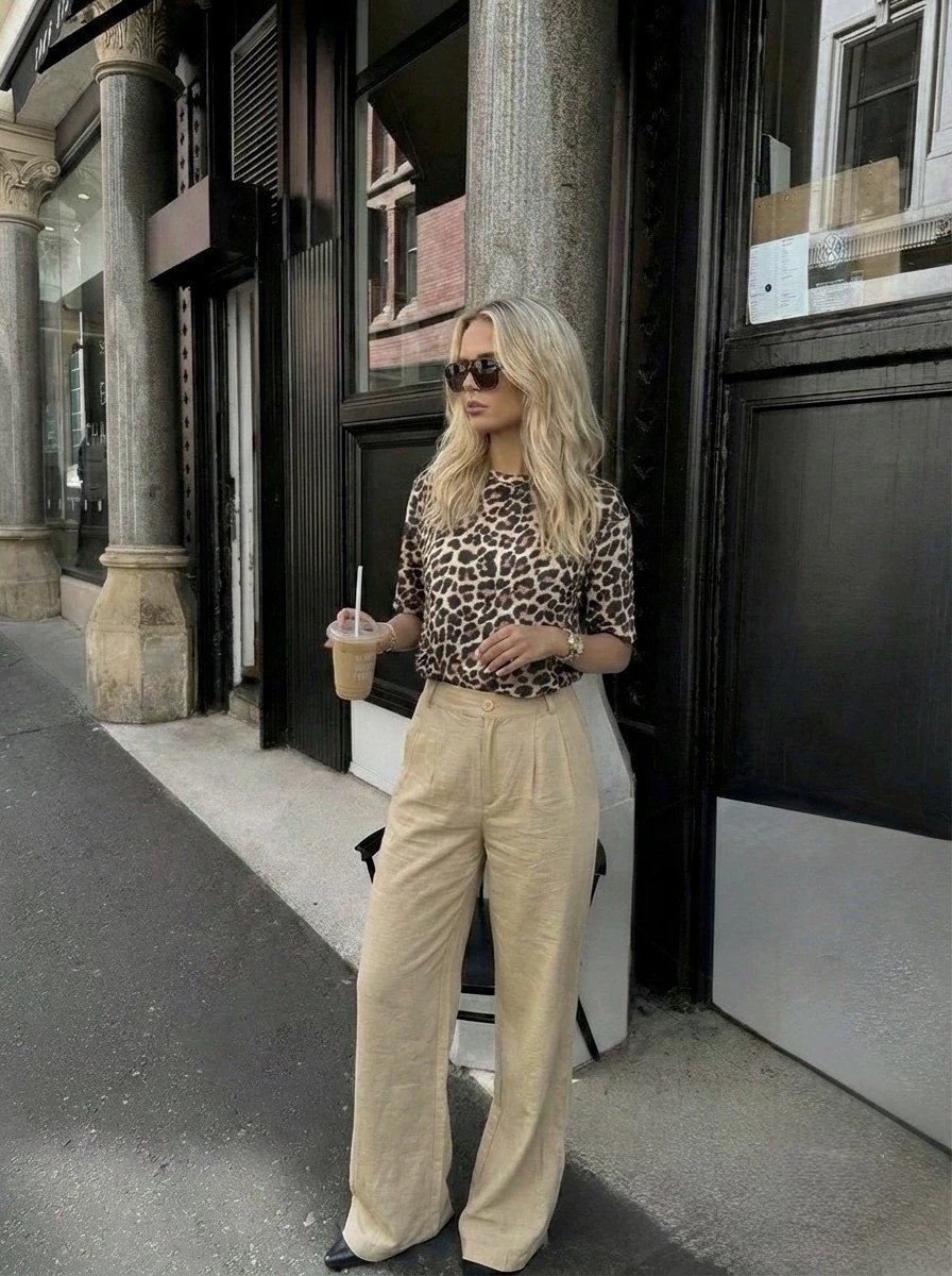 (do4529) Remera Tul Animal Print R68 - Imagen 2