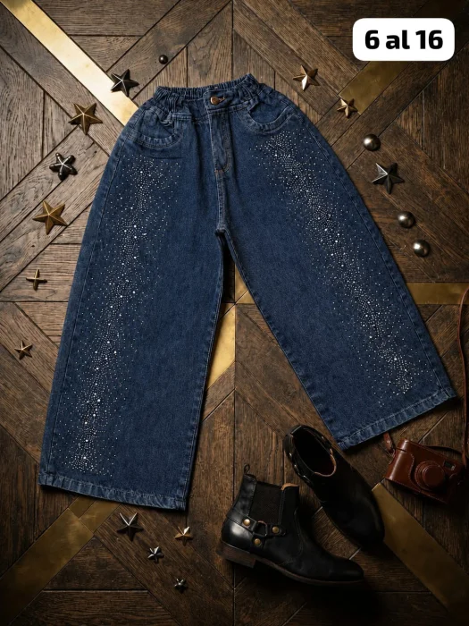 Jeans Baggui de Nena con Estras