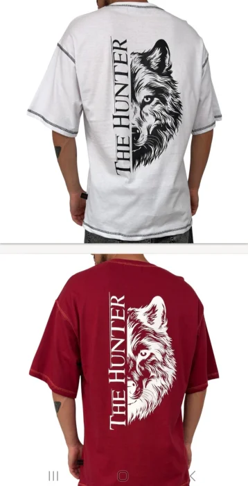 Remera Oversise  del 2 Al5 por Pedido
