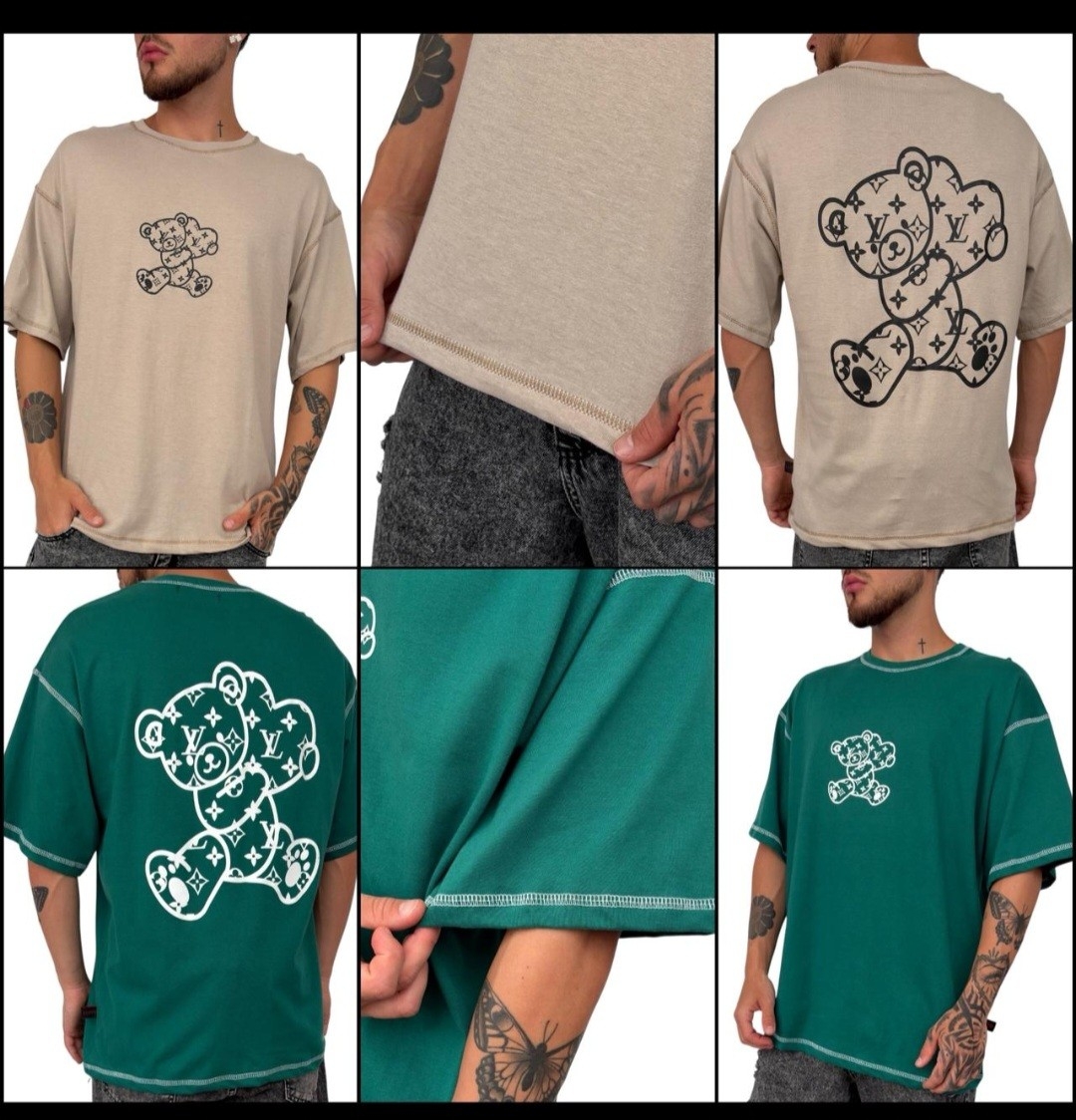 Remera Oversise  del 2 Al5 por Pedido - Imagen 4