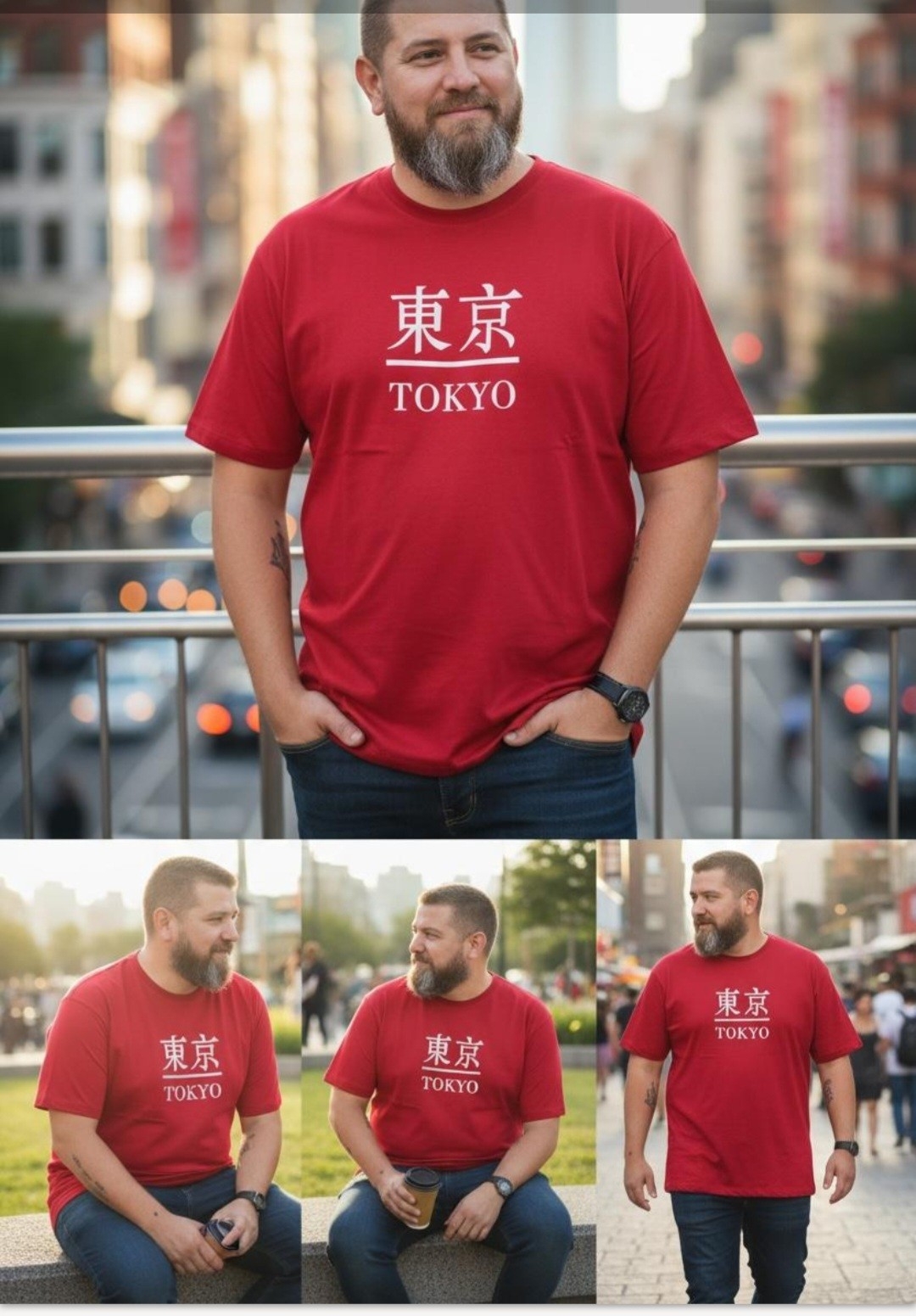 Remeras en Talle Especial  del 7 al 10 por Pedido - Imagen 3